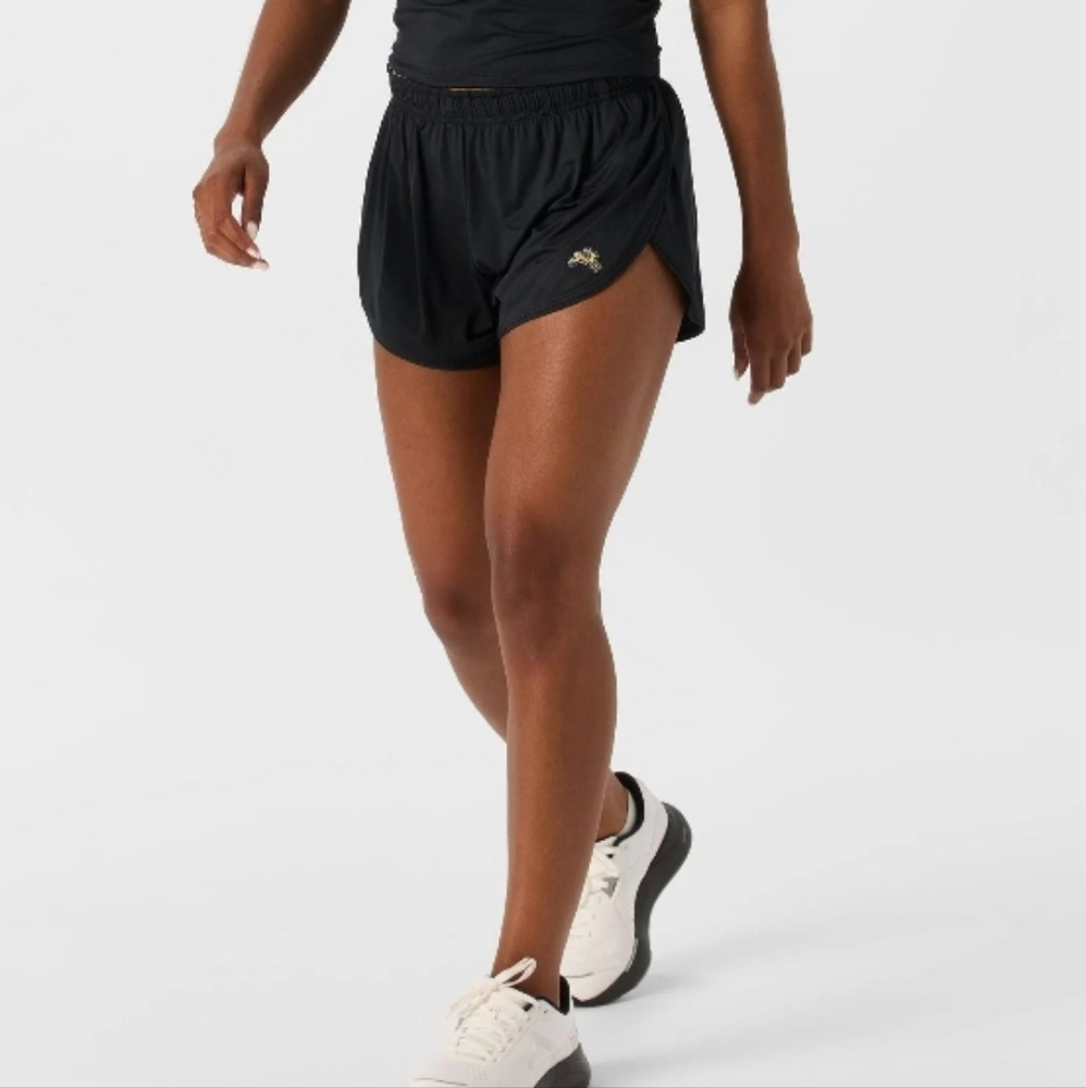 Tracksmith W's Twilight Split Shorts Charcoal Grey M